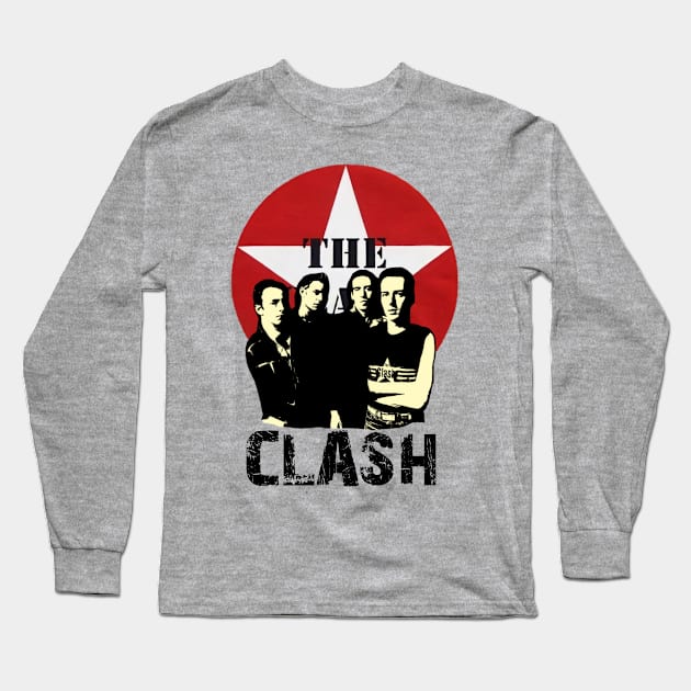 The clash t-shirt Long Sleeve T-Shirt by Riss art